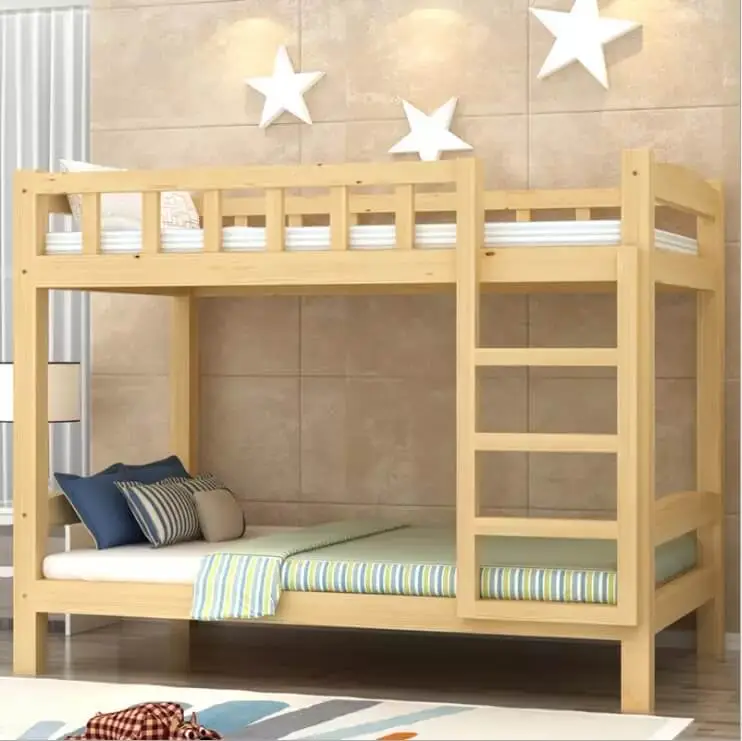 Wooden work double bed