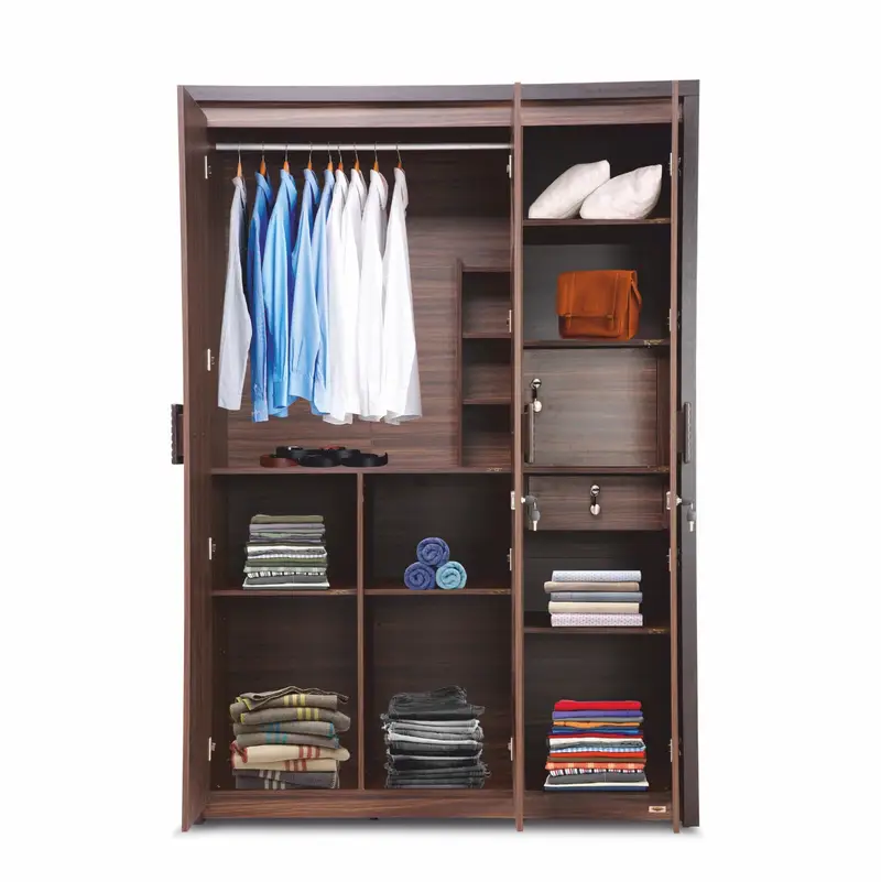 open clothing wardrobe