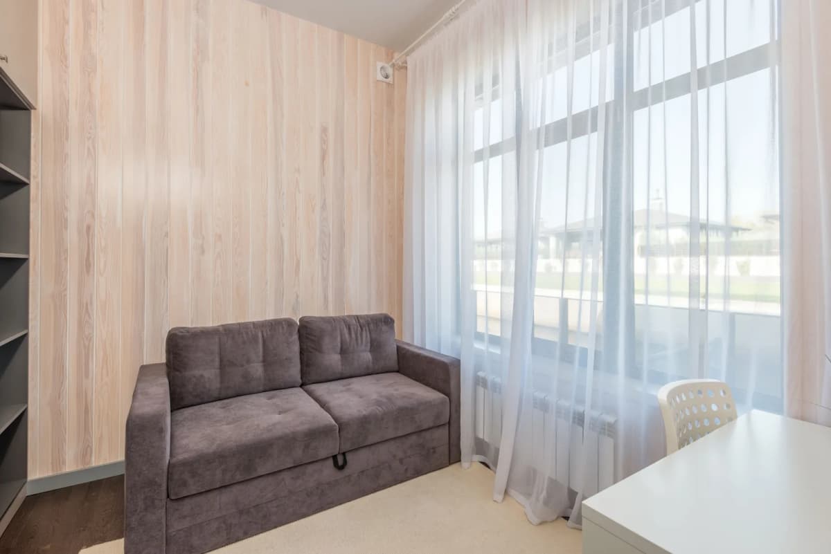 Compact Grey Sofa-Bed Dewan